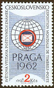 Picture of Postage Stamp for the PRAGA 1962 World Stamp Exhibition 